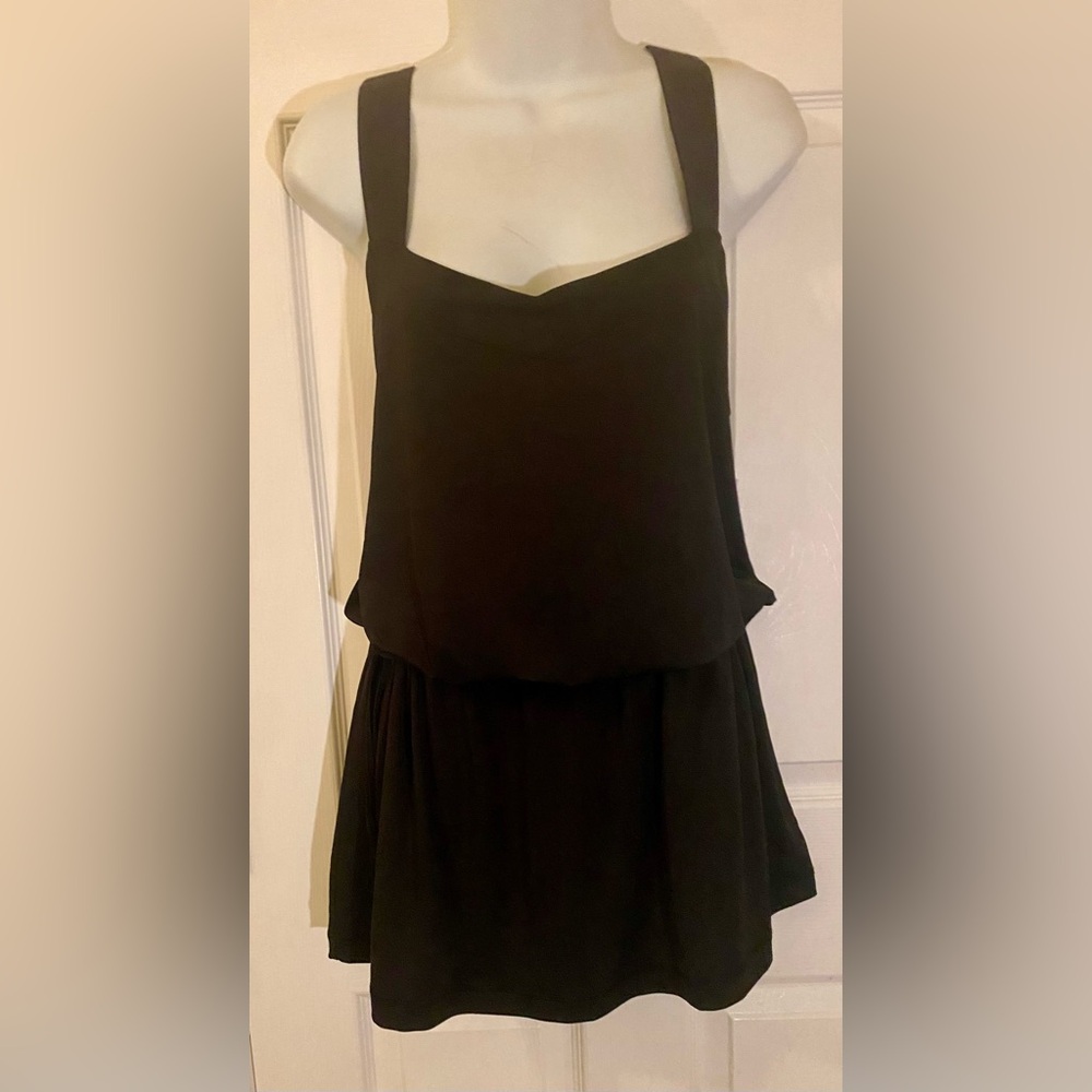 Gap body Black Racerback Active Dress drawstring waist XL New tennis athletic.
